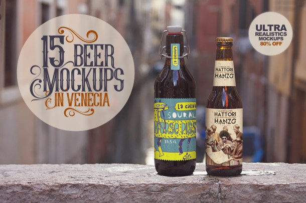 1 Beer Mockups in Venecia x15 (2340x1560)